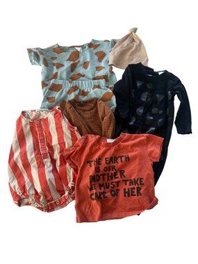 Baby 6-12 Month Boho Neutral High End Bundle Bohemian Eco Friendly